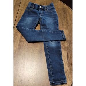 Old Navy Girls denim rockstar jeggings size 5T with adjustable waist
